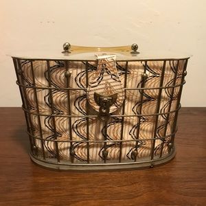 Vintage Lucite Metal Atomic MCM Purse